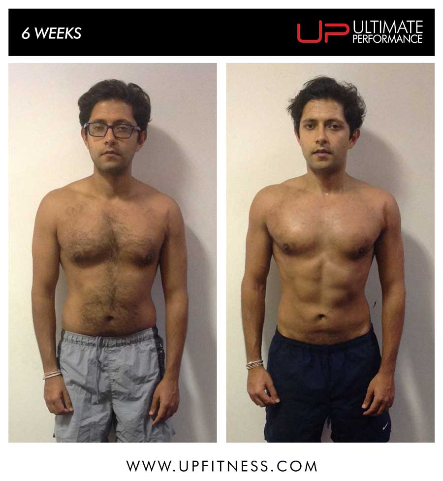 Pratik's 6 week transformation