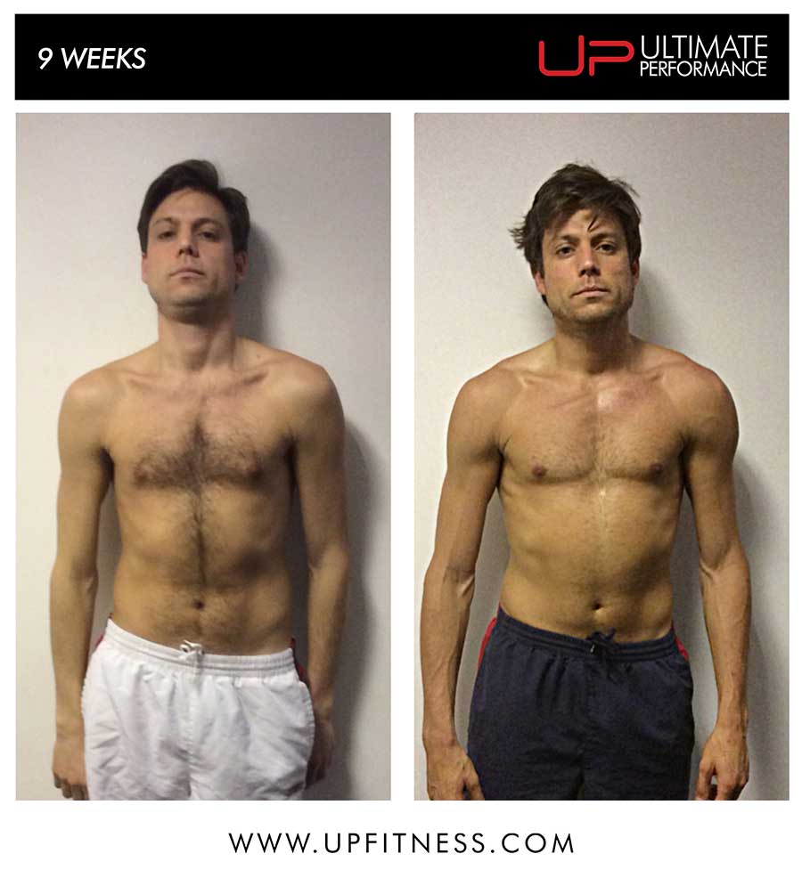 Nick's 9 week transformation