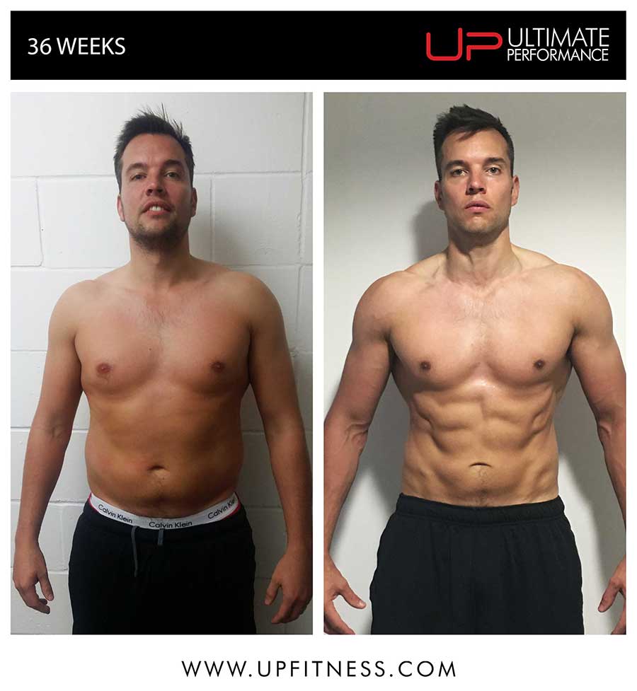 DAvid's 36 week transformation