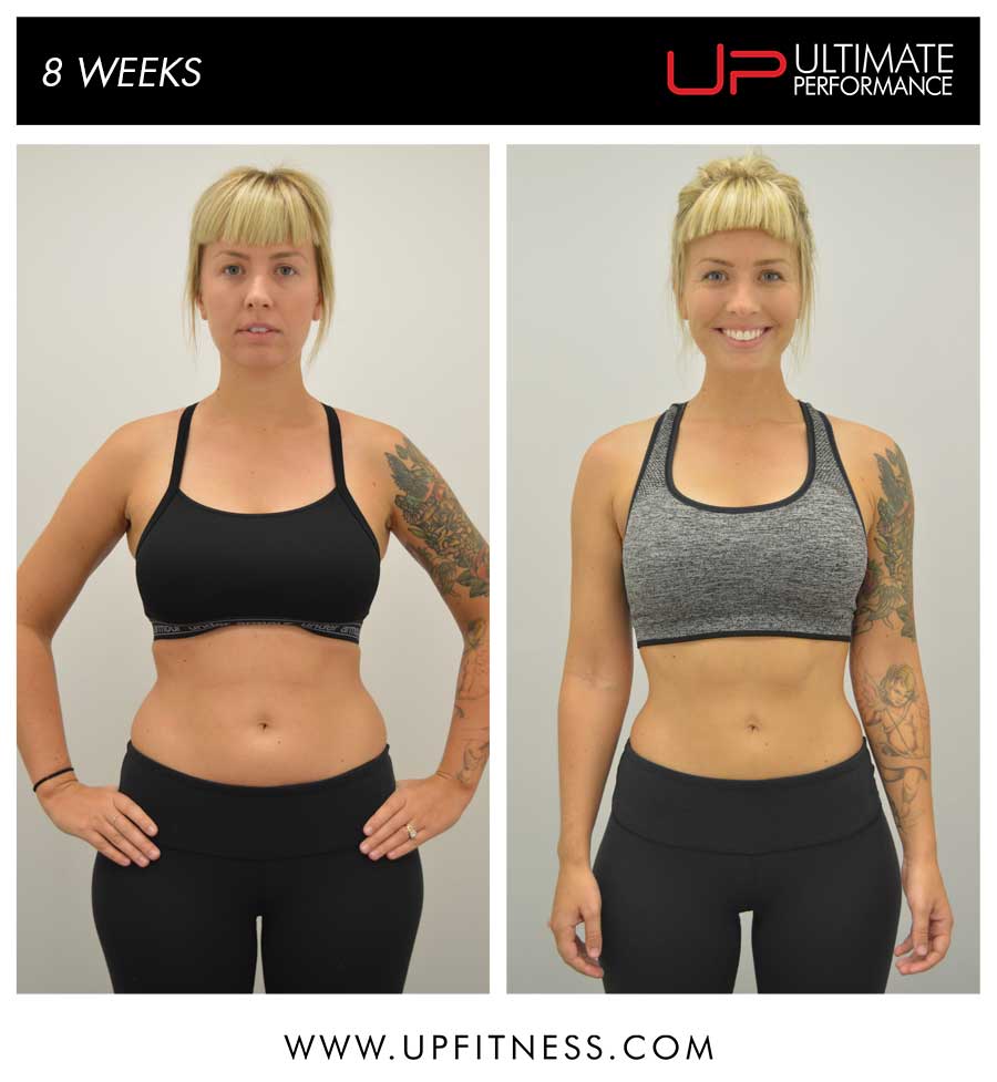 Courtney 8 Week Transformation