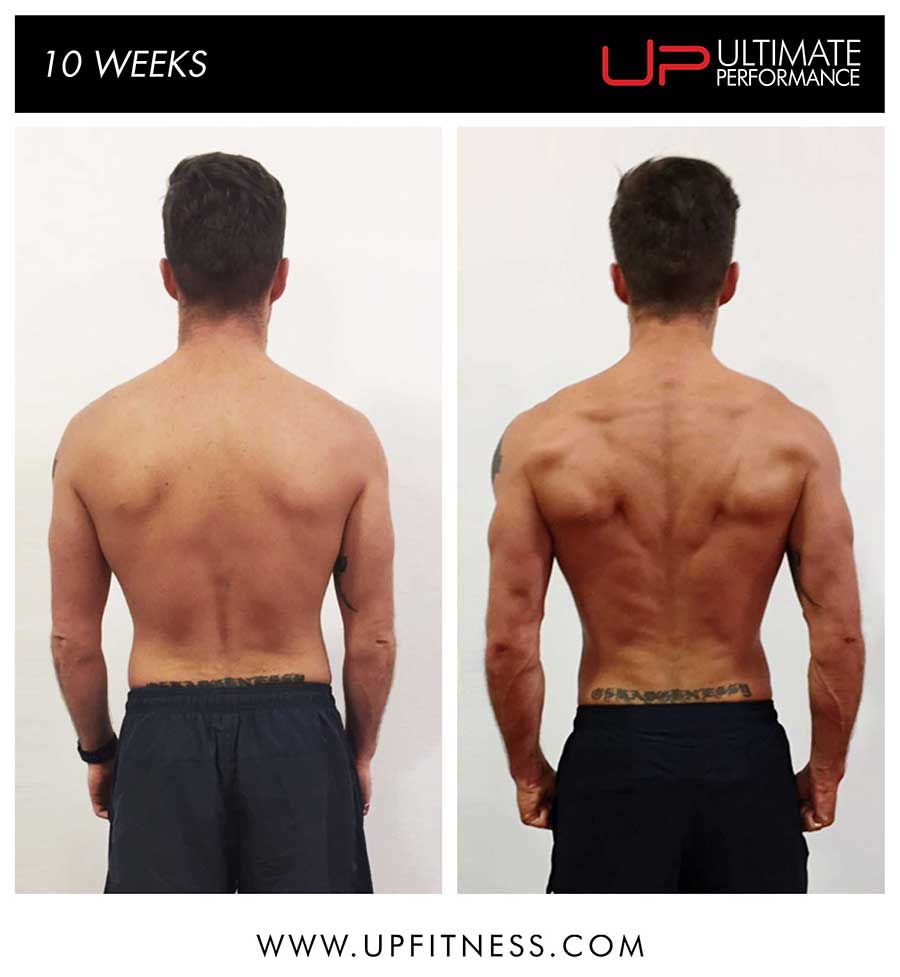 Paul - 10 Week Transformation Results - Back Paul - 10 Week Transformation Results - Back Ultimate Performance