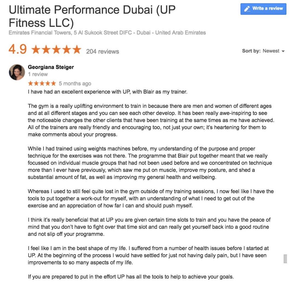 Overcame Her Health Issues With U.P. Ultimate Performance