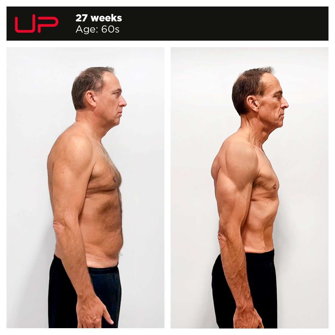 Steve shapes six-pack frame after four decades of trying alone.