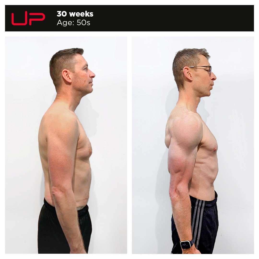 Peter overcame chronic back to shape six-pack abs at 50