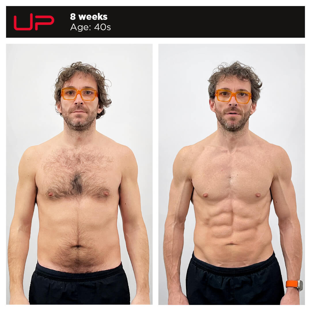 Andrea's staggering 8-week transformation left him stunned