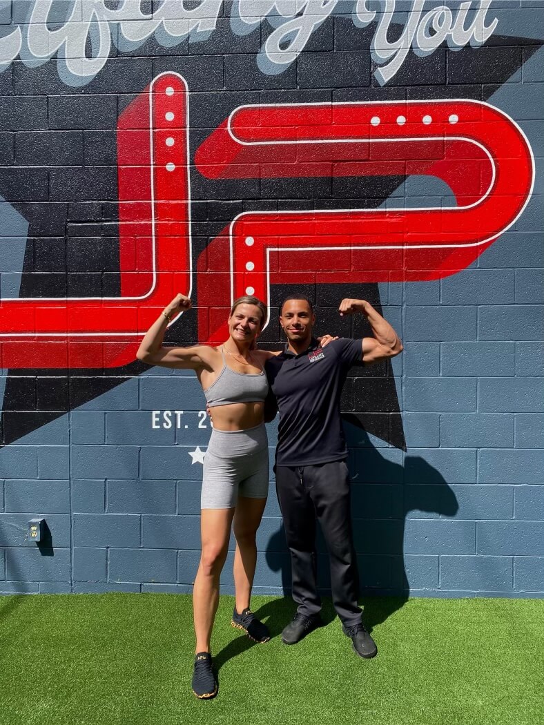 Melina With Trainer in LA