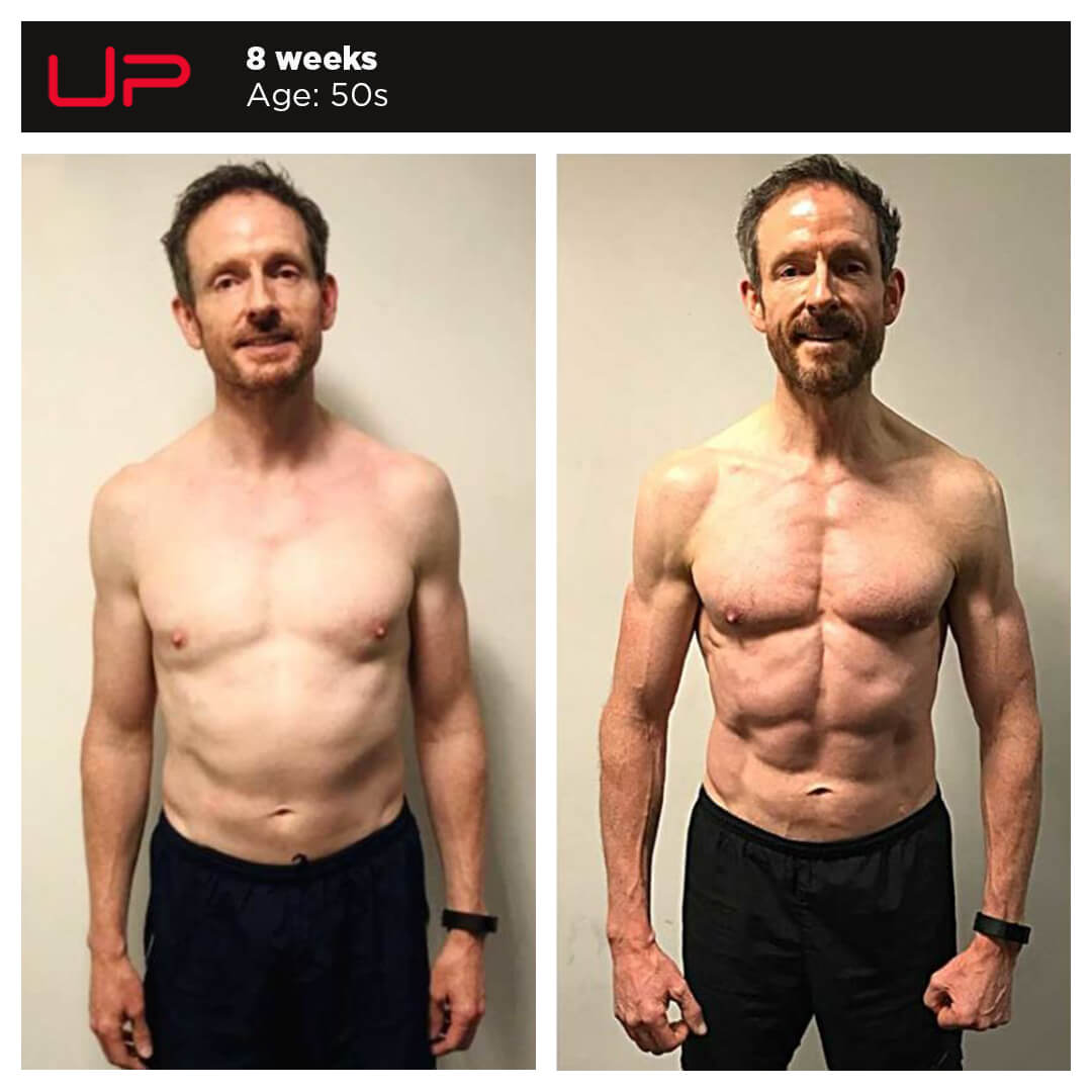 Before and After Personal Training - David - Front | Ultimate Performance