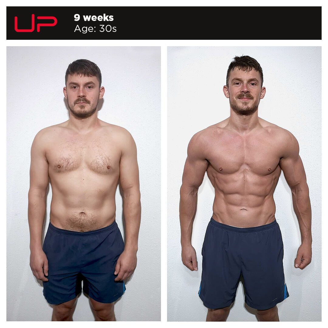 Before and After Personal Training - Oliver W - Front | Ultimate Performance