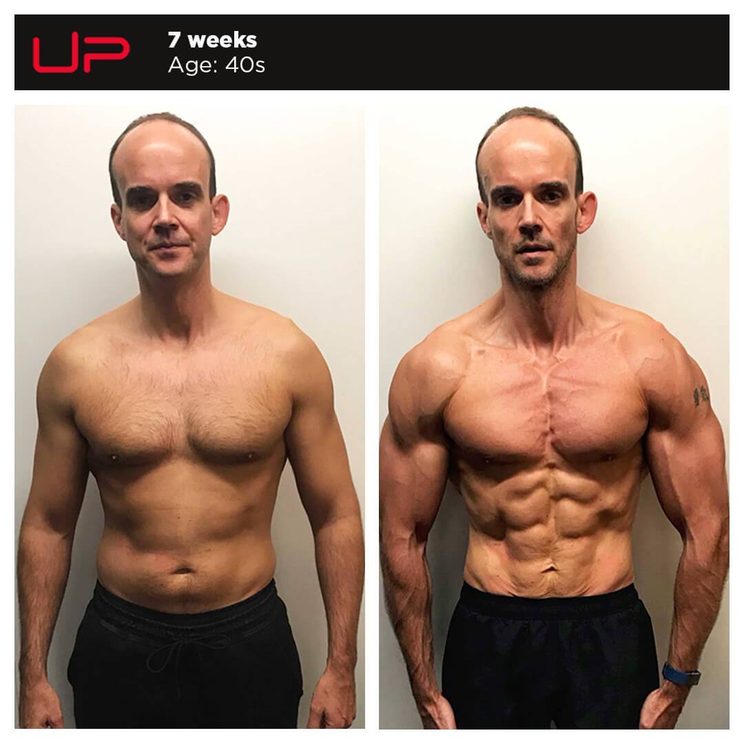 Before and After Personal Training - Scott - Front | Ultimate Performance