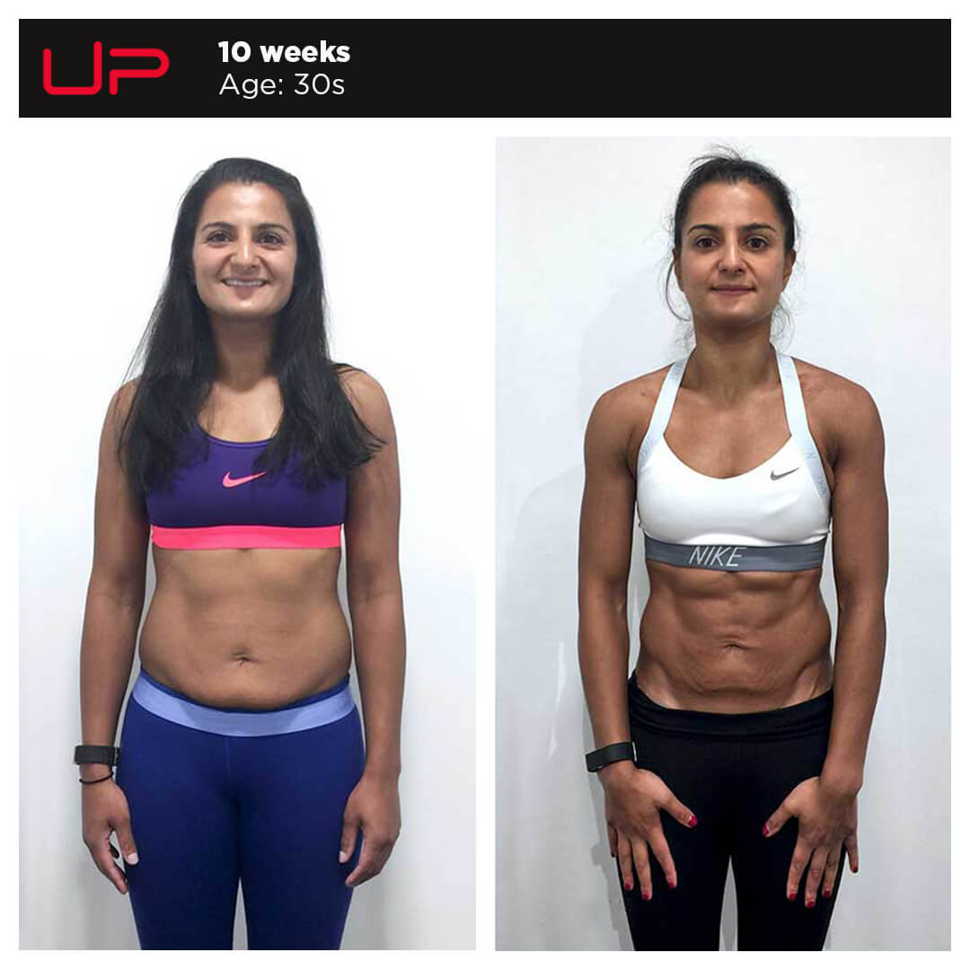 Before and After Personal Training - Shalina - Front | Ultimate Performance