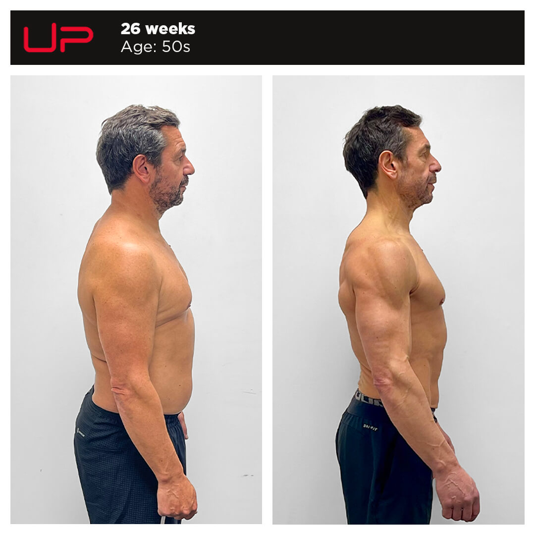 Before and After Personal Training - John - Side