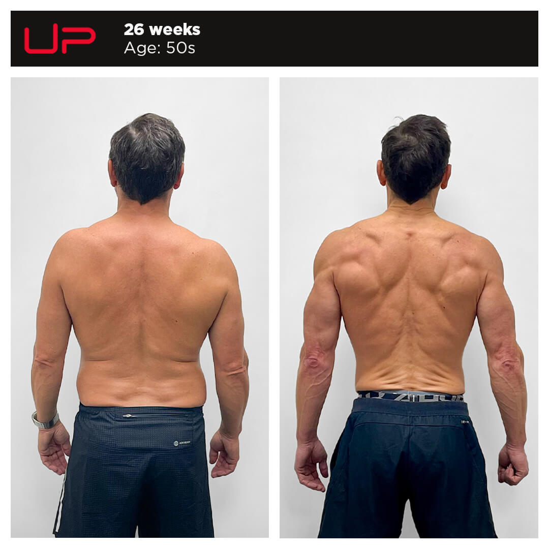 Before and After Personal Training - John - Back