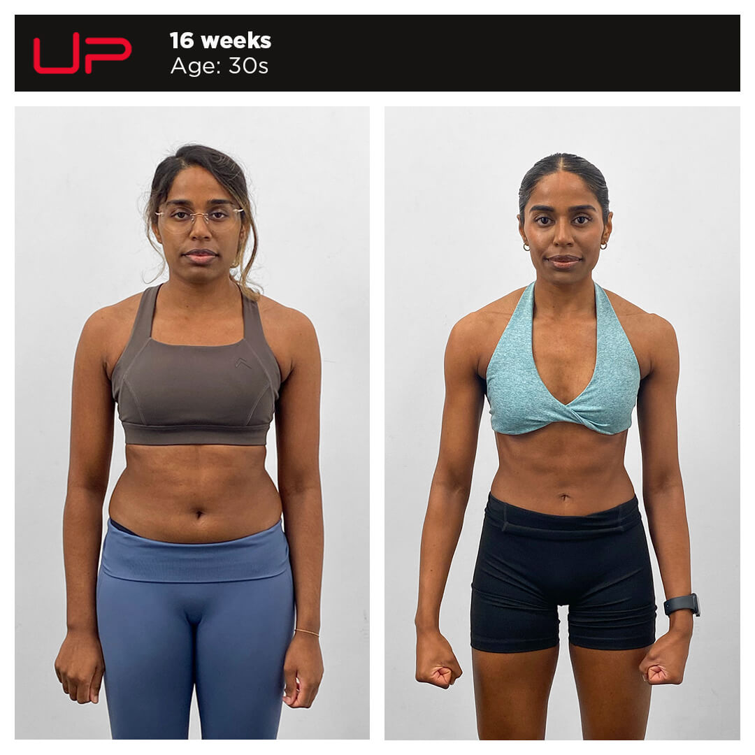 Before and After Personal Training - Ashwini - Front
