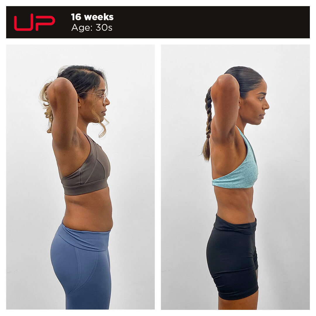 Before and After Personal Training - Ashwini - Side