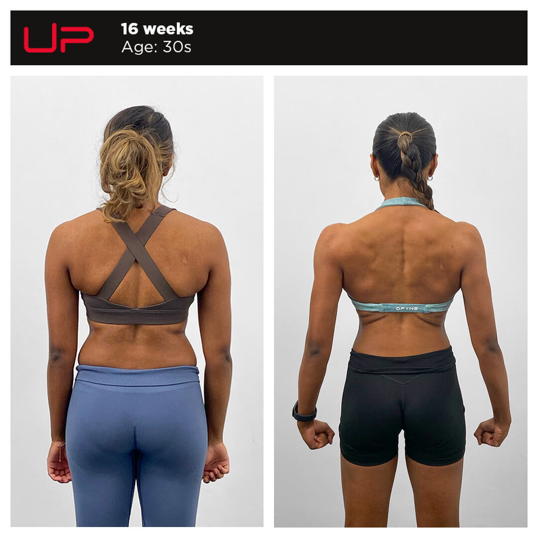 Before and After Personal Training - Ashwini - Back