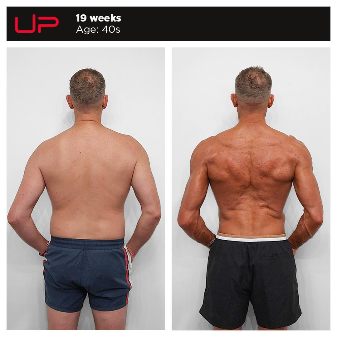 Before and After Personal Training - Dan - Back