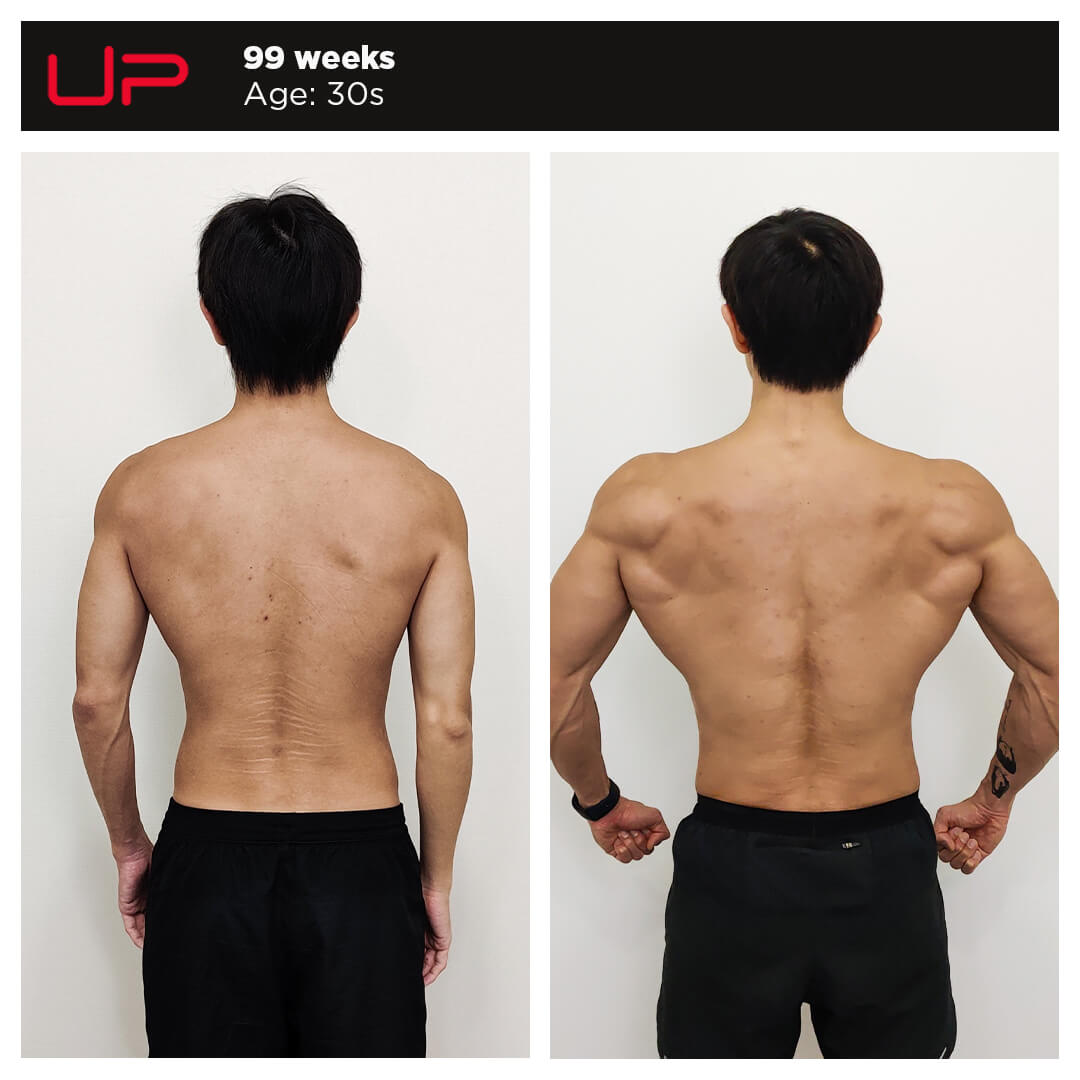 Before and After Personal Training - Rou - Back