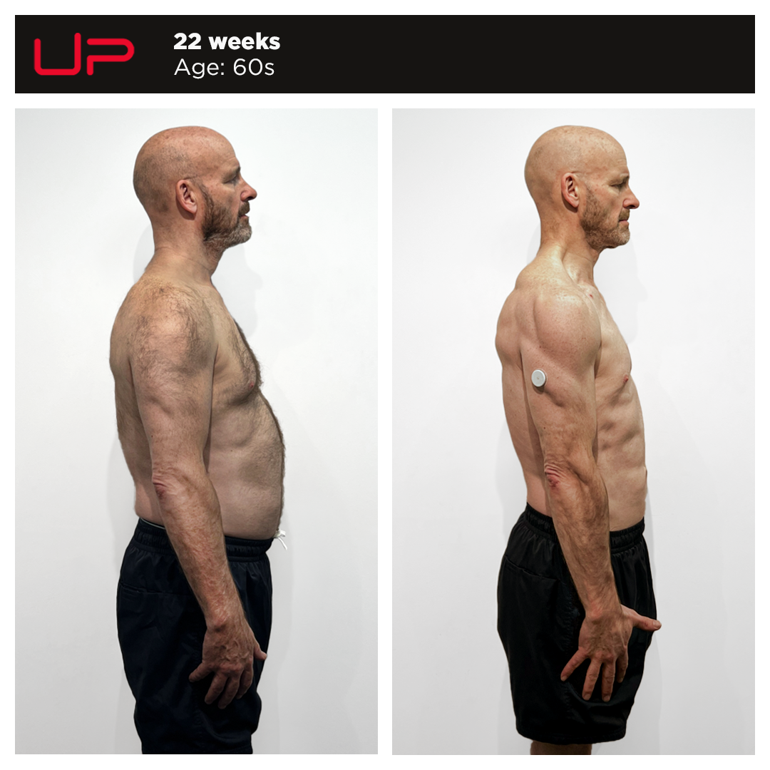 Before and After Personal Training - Michael - Side
