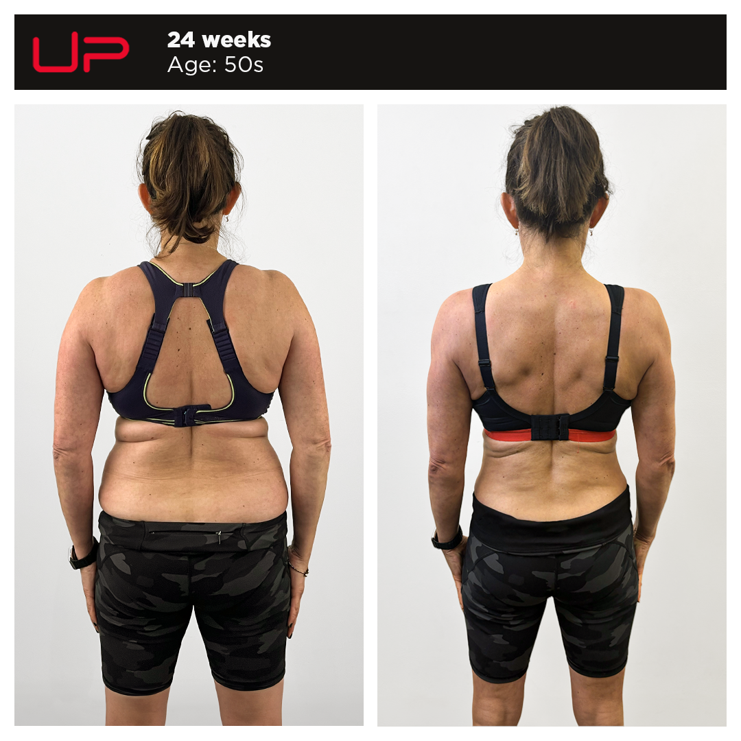Before and After Personal Training - Sheila - Back