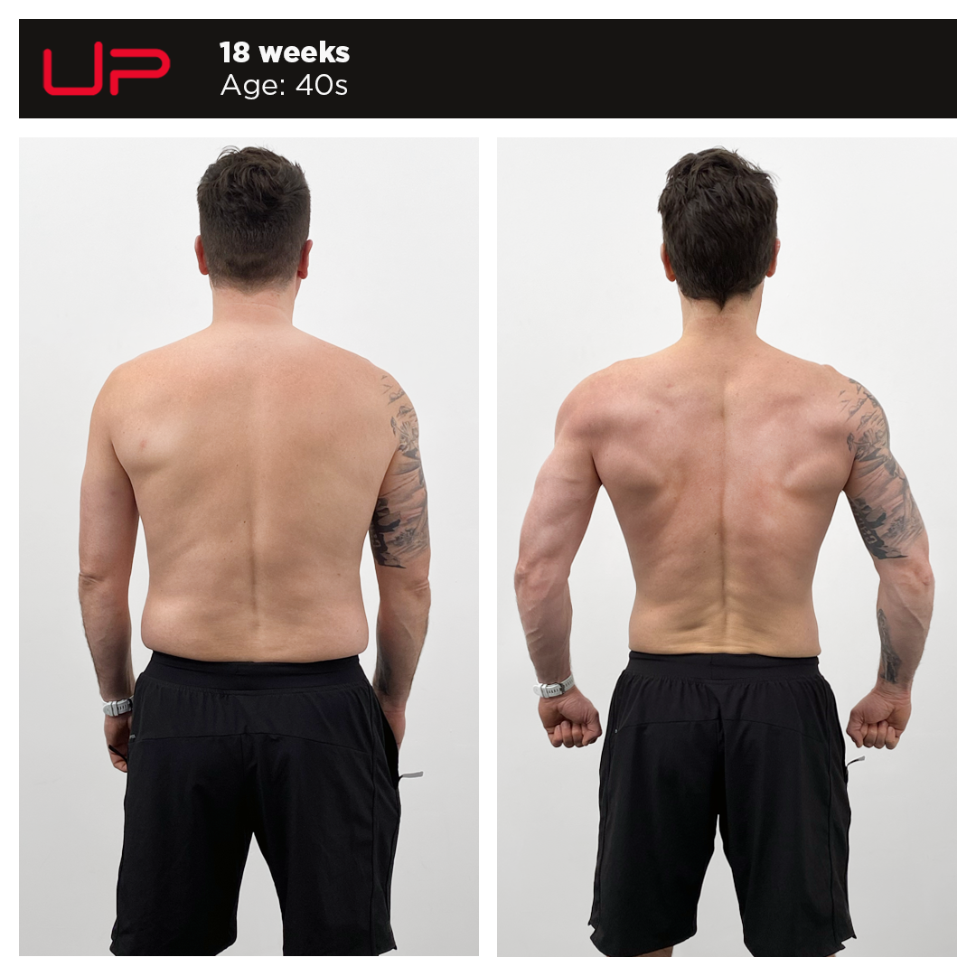 Before and After Personal Training - Andy - Back