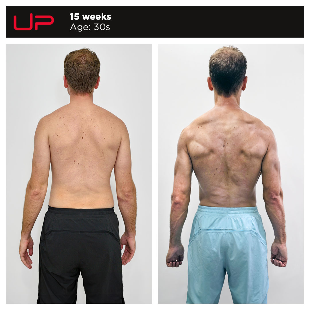 Before and After Personal Training - William - Back