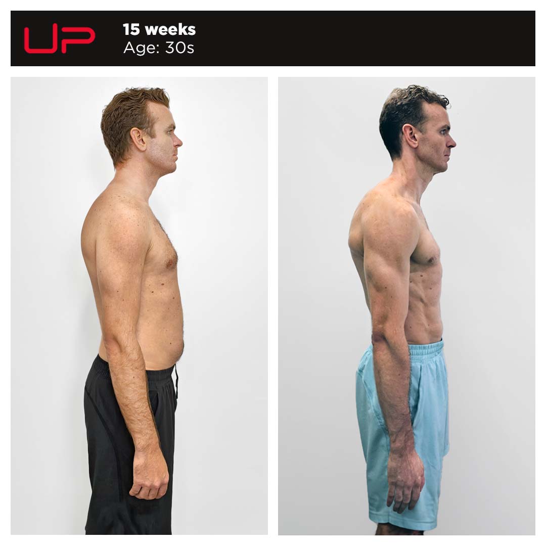 Before and After Personal Training - William - Side