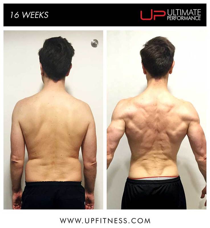 Mikes 16 weeks back transformation