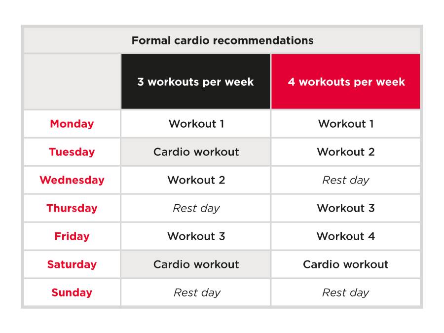 Recommended cardio per day new arrivals