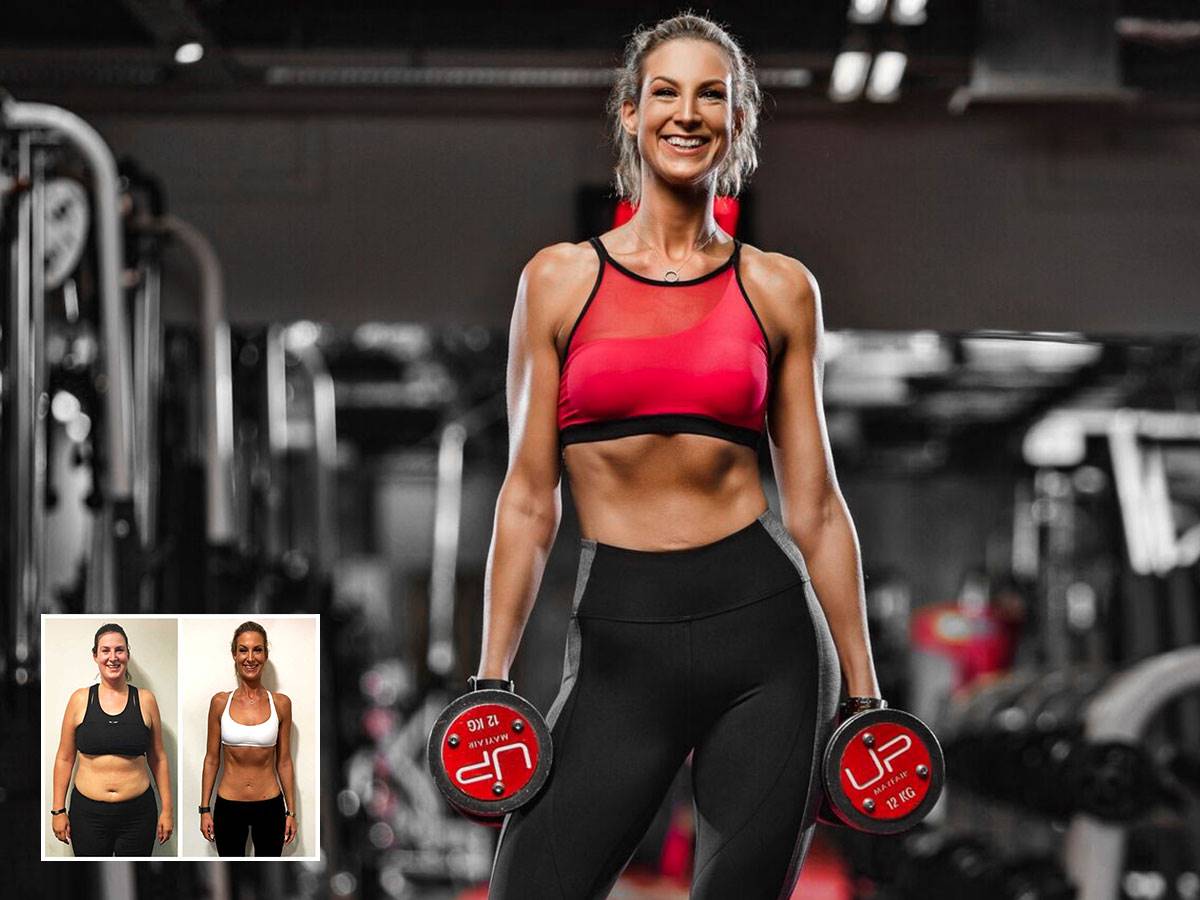 Confident Female Achieving Fitness Goals Powerful Stock Photo